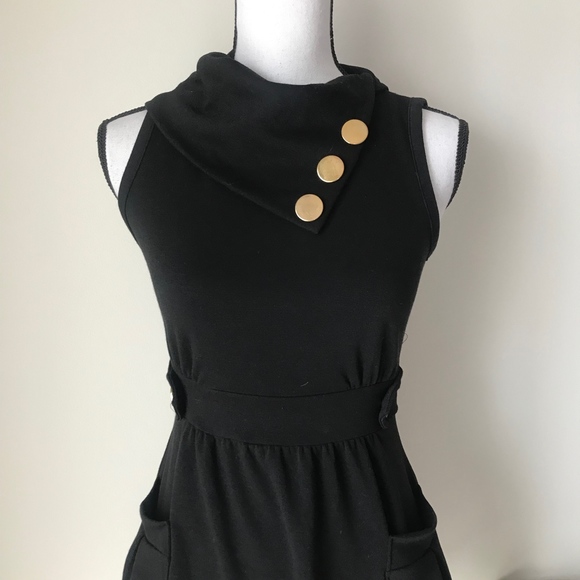 Monteau Black Midi Dress - Picture 2 of 4